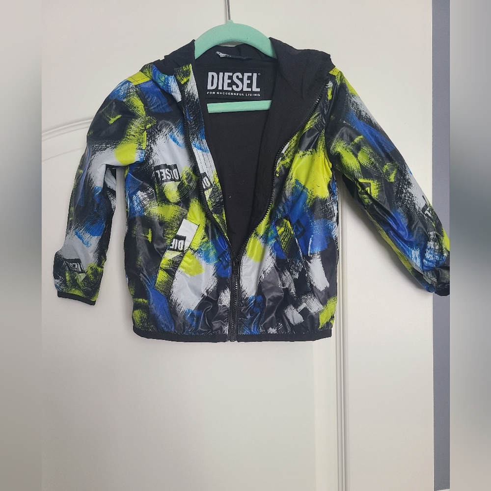 Diesel Kids all-over graphic print jacket
